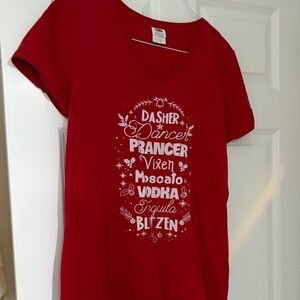 Fruit of the Loom Red Cotton Tee